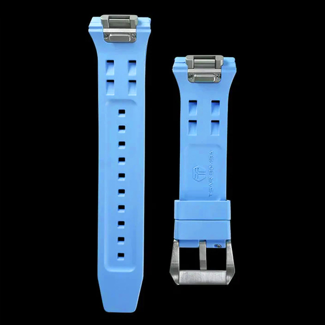 Dây cao su đồng hồ Tsar Bomba D TB8218F-LIGHT BLUE