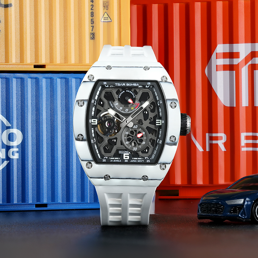 Đồng hồ Tsar Bomba TB8212CF-01 Full Carbon + Ceramic