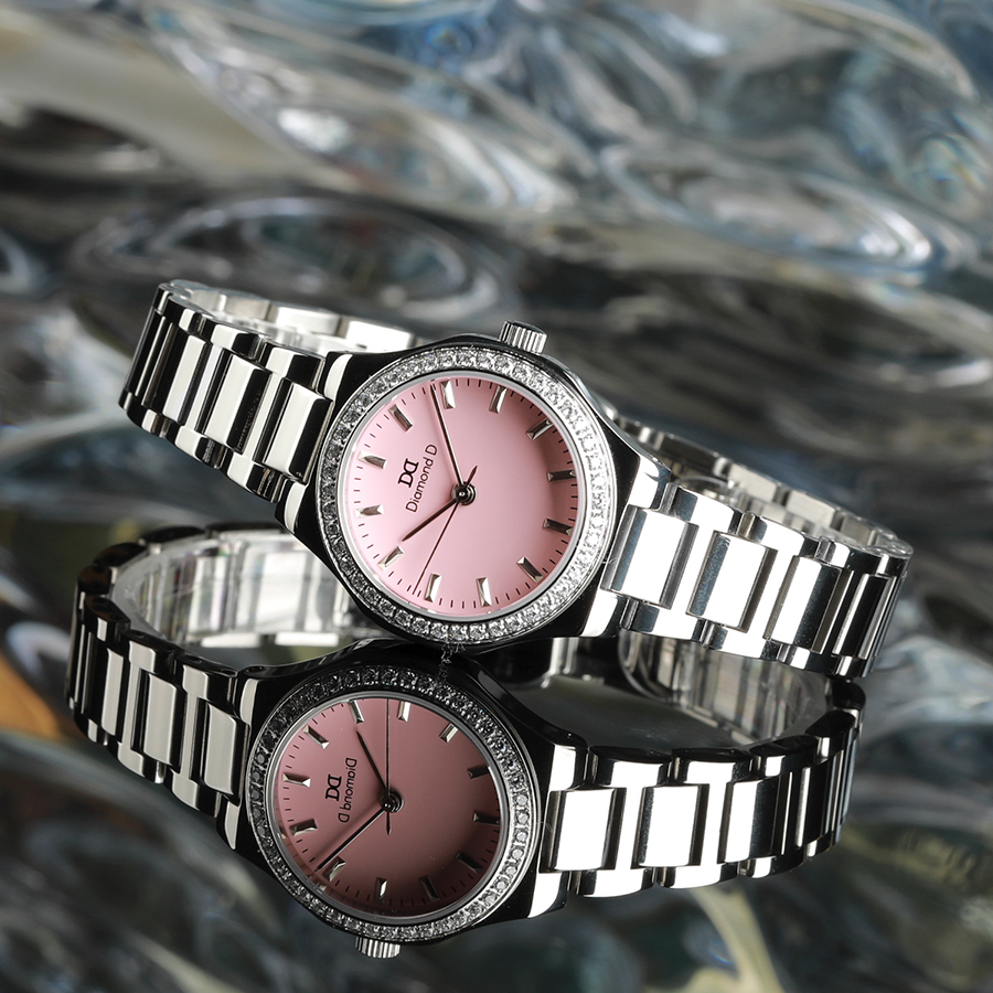 Đồng hồ Diamond D DM1009S-P Baby Pink
