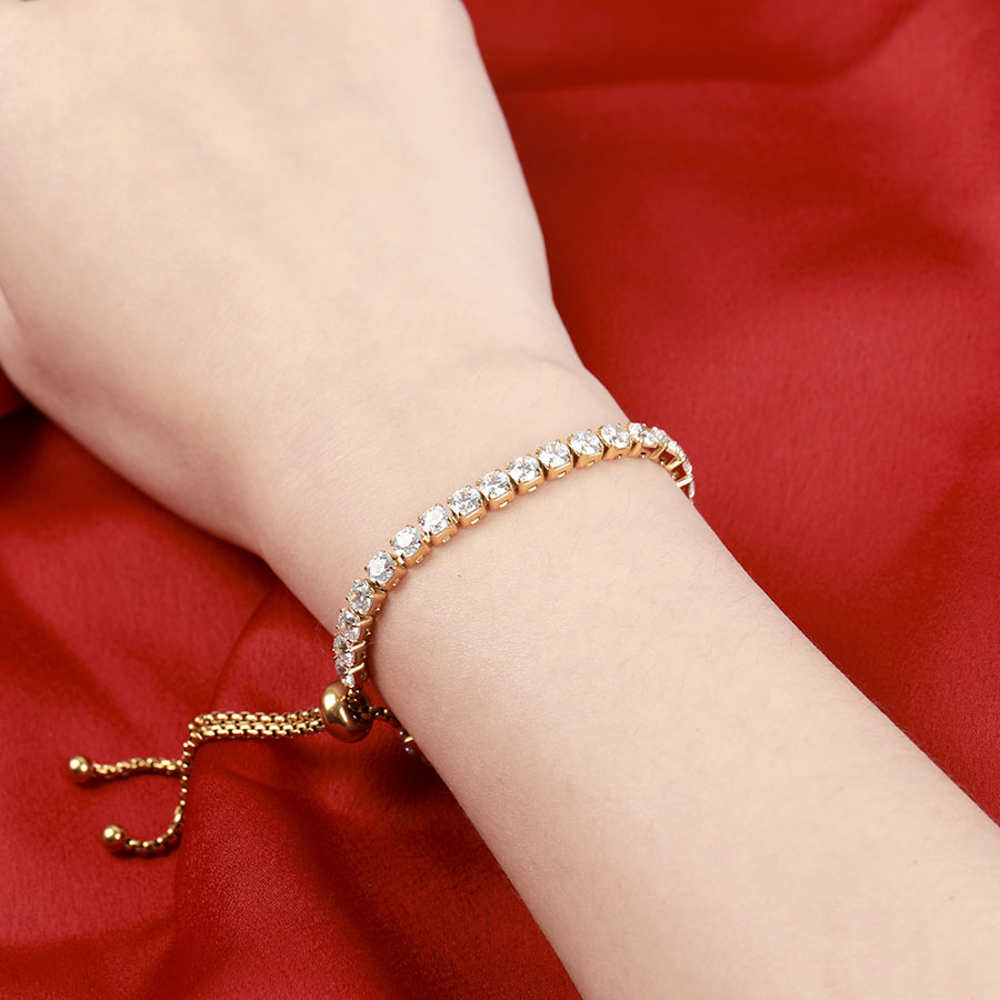 Vòng tay cao cấp Diamond D DM-BR001IG
