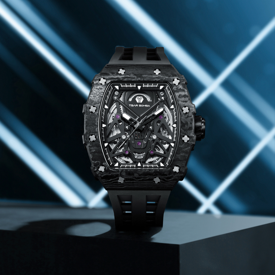 Đồng hồ Tsar Bomba TB8207CF-01 Carbon
