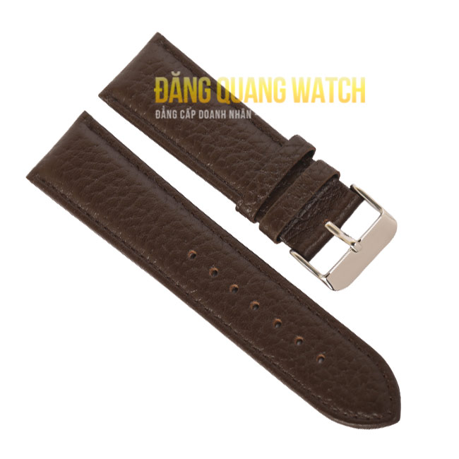 Dây da đồng hồ 71C-487-03/22 - Size 22 mm - Mầu nâu
