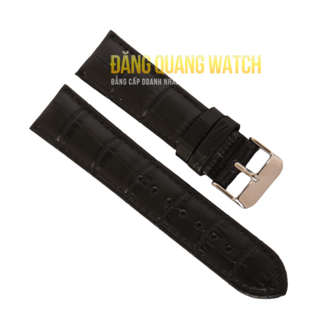 Dây da đồng hồ 71C-443SFM-01/20 - Size 20 mm - Mầu đen