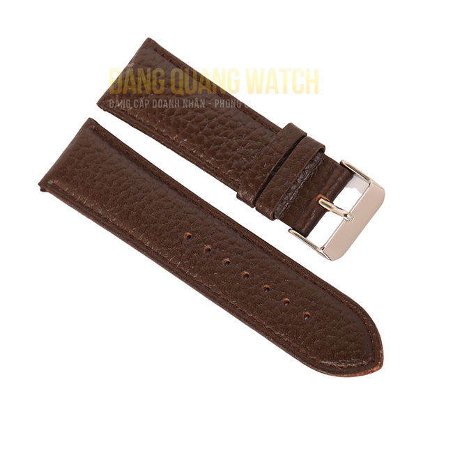 Dây da đồng hồ 71C-487-03/24 - Size 24 mm - Mầu nâu
