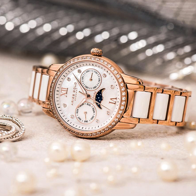 Đồng hồ Aries Gold AG-L58010L RG-MP Ceramic