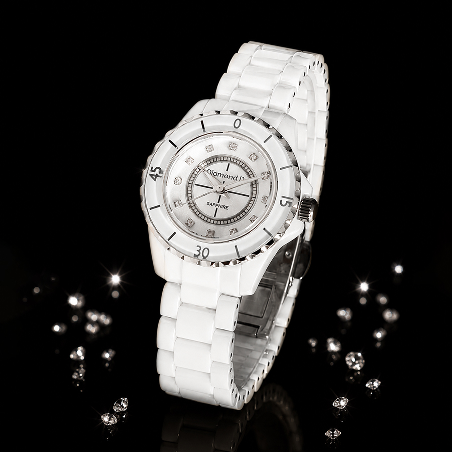 Đồng hồ Diamond D DM3821L-55W Ceramic