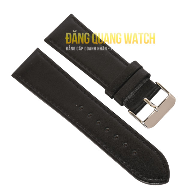 Dây da đồng hồ 71G-336-11=R4/22 - Size 22 mm - Mầu đen