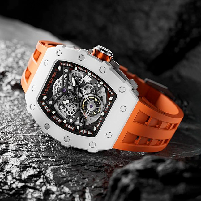 Đồng hồ Tsar Bomba TB8208C-04 Ceramic