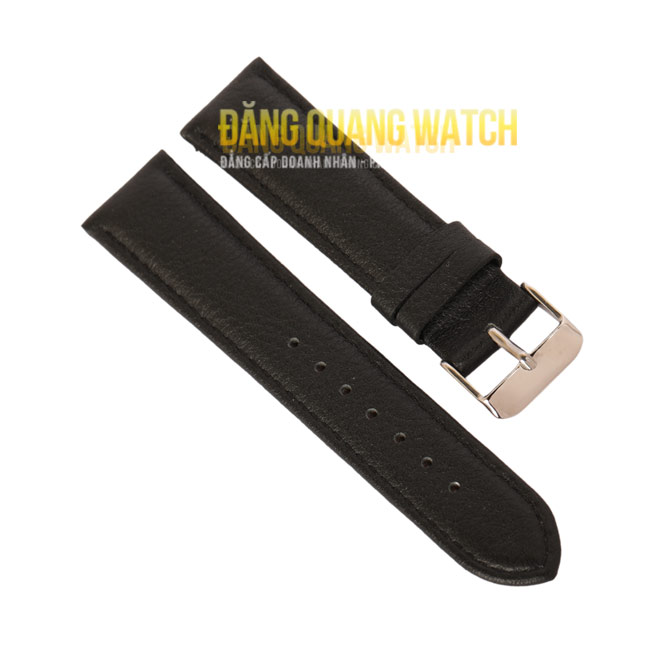 Dây da đồng hồ 71C-430-01/20 - Size 20 mm - Mầu đen