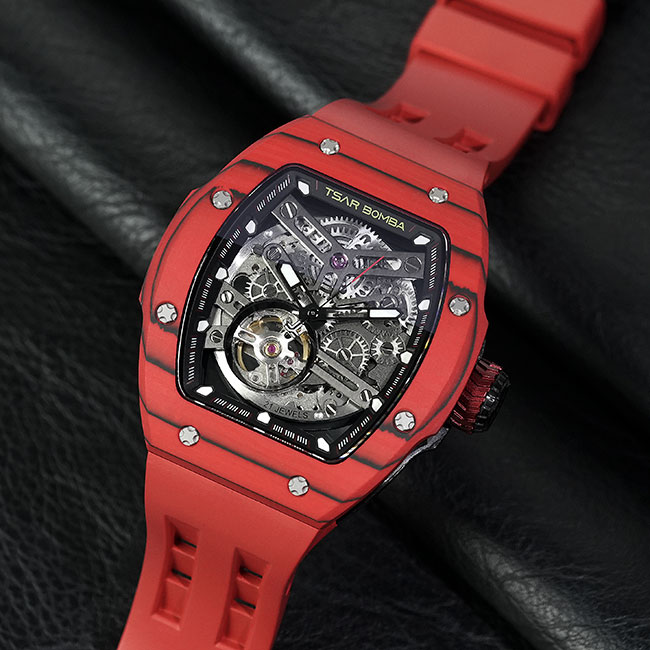 Đồng hồ Tsar Bomba TB8218-03 (1+1) Carbon