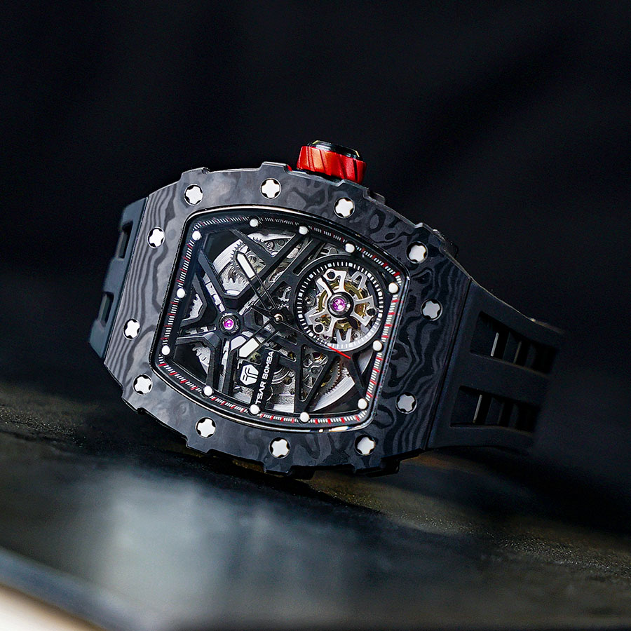 Đồng hồ Tsar Bomba TB8209CF-01 Carbon
