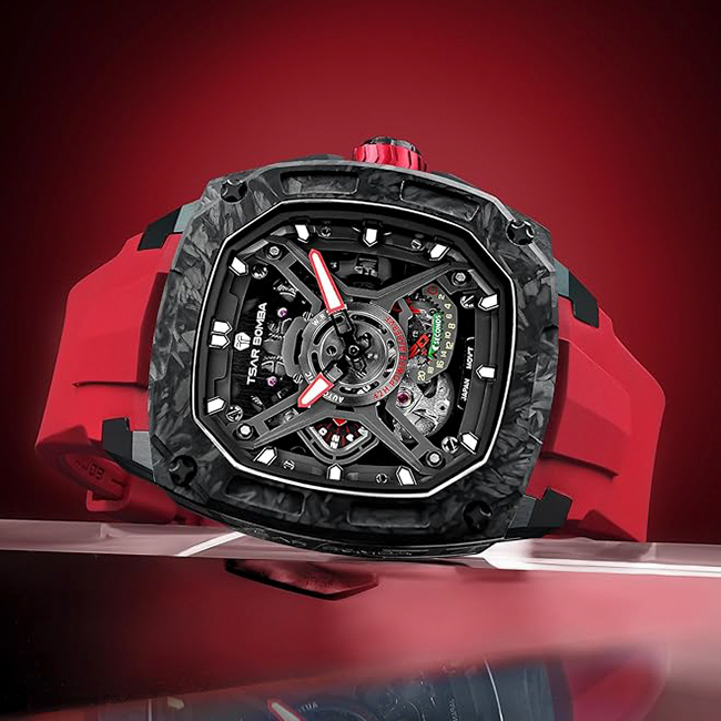 Đồng hồ Tsar Bomba TB8605-01 Carbon 