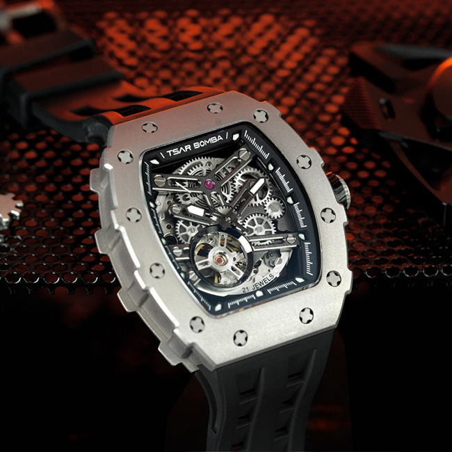 Đồng hồ Tsar Bomba TB8208T-01 Titanium