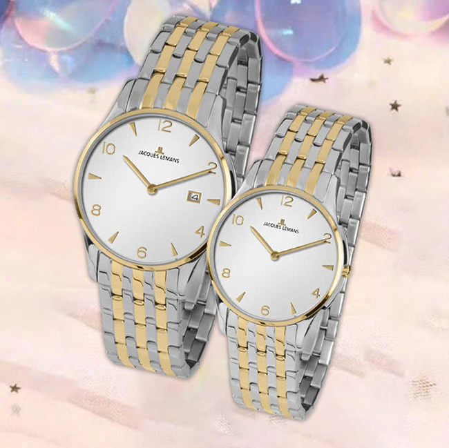 Đồng hồ đôi Jacques Lemans JL-1-1852ZE+Jl-1-1853ZE