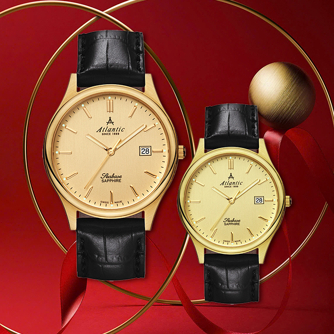 Đồng hồ đôi Atlantic Swiss AT-60342.45.31 + AT-20342.45.31
