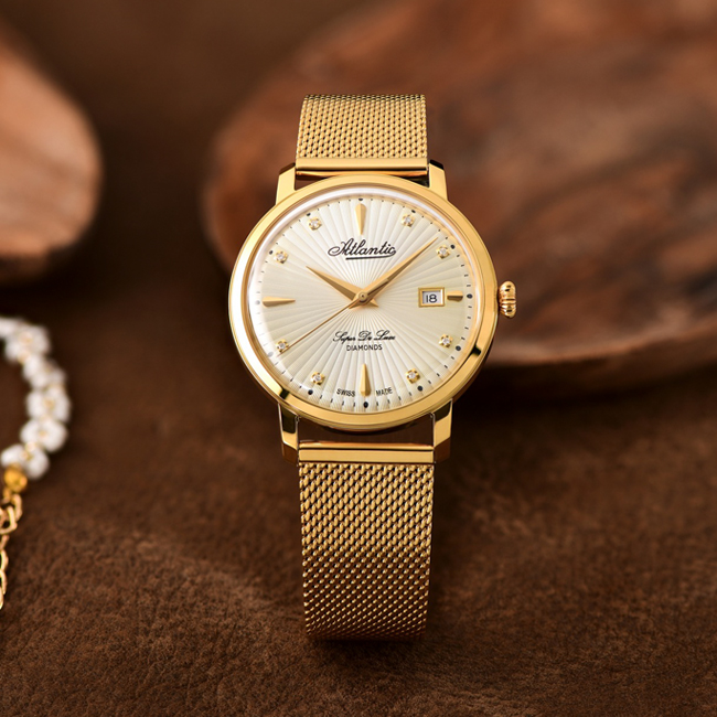 Đồng hồ Atlantic Swiss  AT-29355.45.37 Diamonds