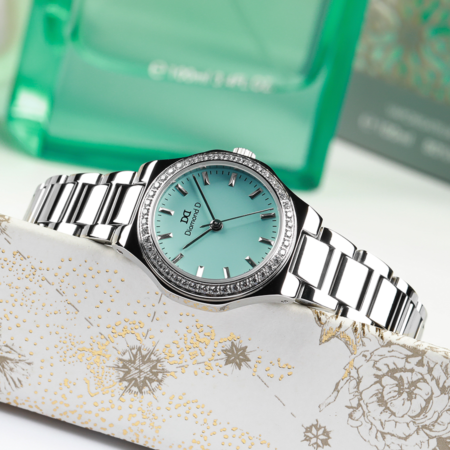 Đồng hồ Diamond D DM1009S-TB Tiffany Blue