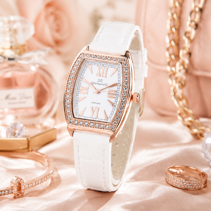 Đồng hồ Diamond D DM3635L5RG-W