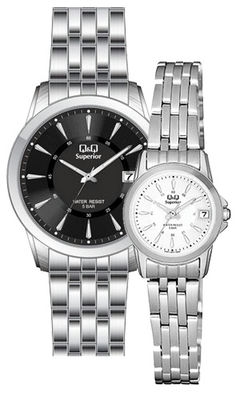 Đồng hồ Q&Q QQ-S300J202Y + QQ-S301J201Y