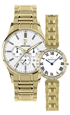 Đồng hồ Philippe Auguste PA5006J + Diamond D DD6017C