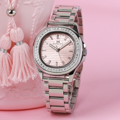 Đồng hồ Diamond D DM1003S-P Baby Pink