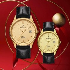 Đồng hồ đôi Atlantic Swiss AT-60342.45.31 + AT-20342.45.31